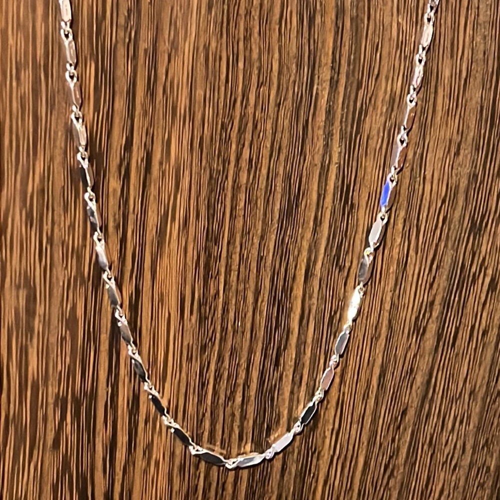 3/$18 Sonoma Silver Chain Necklace Approximately 14” Long - New - Lot 779